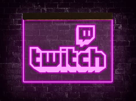 Twitch neon signTwitch neon lightTwitch led signTwitch logo | Etsy