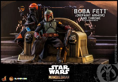 Hot Toys TMS Star Wars The Mandalorian Th Scale Boba Fett Repaint Armor And