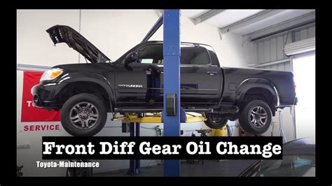 Toyota Tundra Front Differential Fluid Change