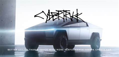 The Tesla Cybertruck's Graffiti-Style Font has "Merchandise" Written ...