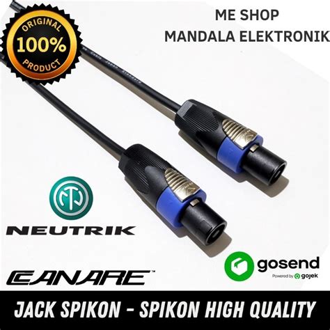 Jual Kabel Speaker Jack Spikon To Spikon 11 Meter Shopee Indonesia