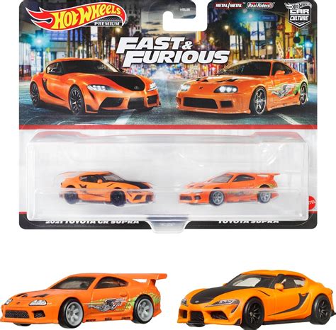 Amazon ホットウィール Hot Wheels プレミアム パック ワイルドスピード トヨタ GR スープラ トヨタ スープラ 才 HKF ミニカー