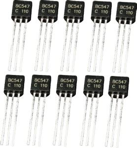 RISARYA BC547 NPN TRANSISTOR SWITCHING AMPLIFIER 10PCS NPN Transistor