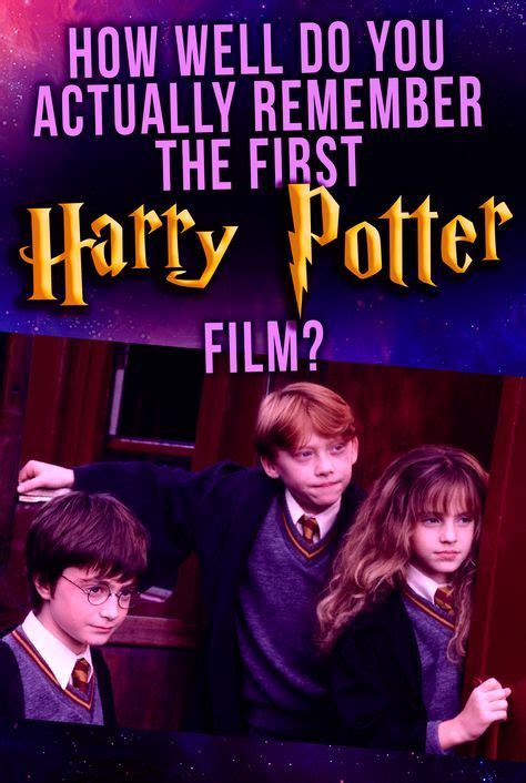 Quiz How Well Do You Actually Remember The First Harry Potter Film