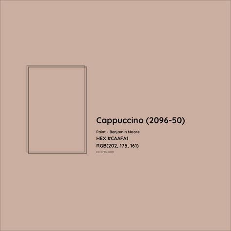 Cappuccino (2096-50) Complementary or Opposite Color Name and Code (# ...