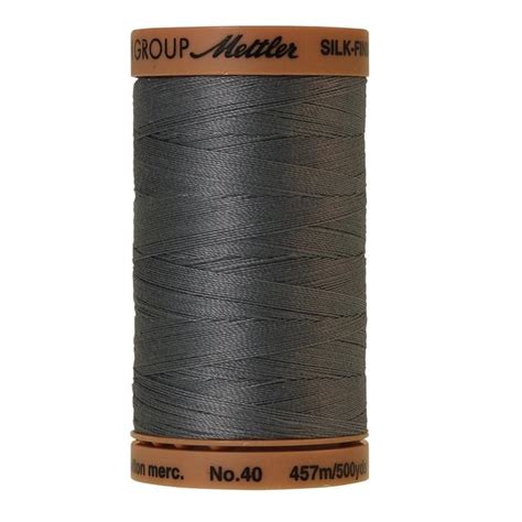 Flint Stone Silk Finish 40wt Solid Cotton Thread 500yds