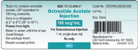 Octreotide Acetate Injection Solution