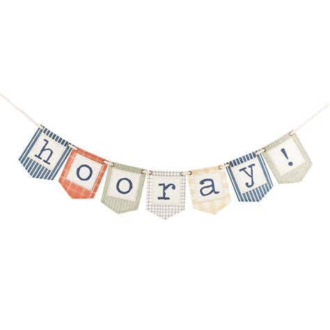 Hooray Celebration Banner – Artisan, Handcrafted | DEMDACO