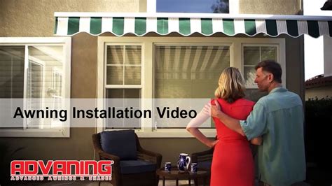 Advaning Awning How To Install A Retractable Awning Youtube