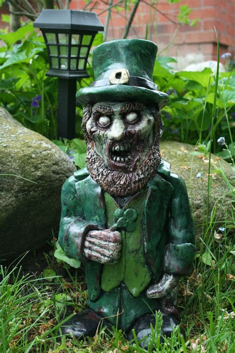 Zombie Garden Gnomes Are a Perfect Way To Keep Everyone From Your Lawn