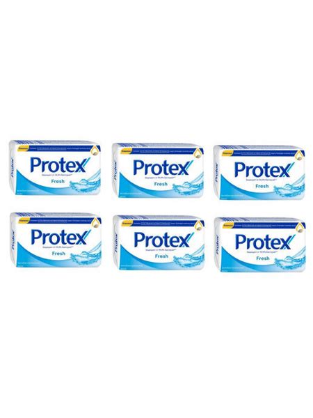 PROTEX Туалетное антибактериальное мыло FRESH 150г, 6 штук - купить с ...