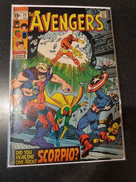 Avengers 72 First Appearance Of Zodiak Fine Comic Books Silver