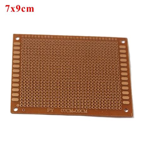 Copper Hole Chip Pcb Pre Perforated Circuit Board Brown Shopee