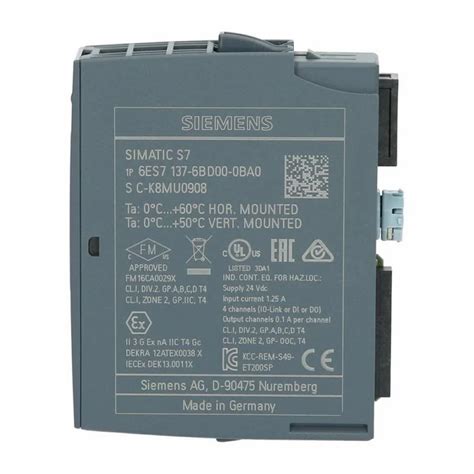 Simatic Et 200sp SIEMENS PLC MODULES 6ES7137 6BD00 0BA0 At Rs 21500