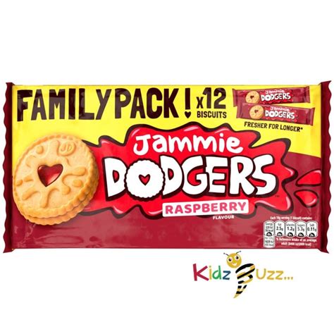 Jammie Dodgers 12 Biscuits Raspberry Flavour 210g Kidzbuzzz