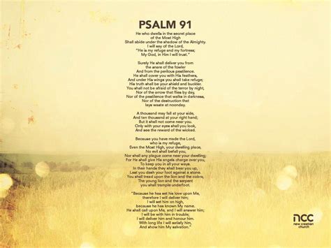 Psalm 91 Wallpapers - Top Free Psalm 91 Backgrounds - WallpaperAccess