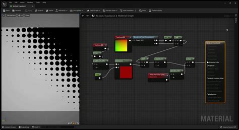 くろれきし on Twitter UE5でハーフトーンなフェードアウトができるマテリアルジャギーが目立つのが欠点かもどこかで改善したい