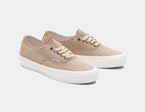 Vans Og Authentic Frayed Lx Jute Starfish Vn C Jovt