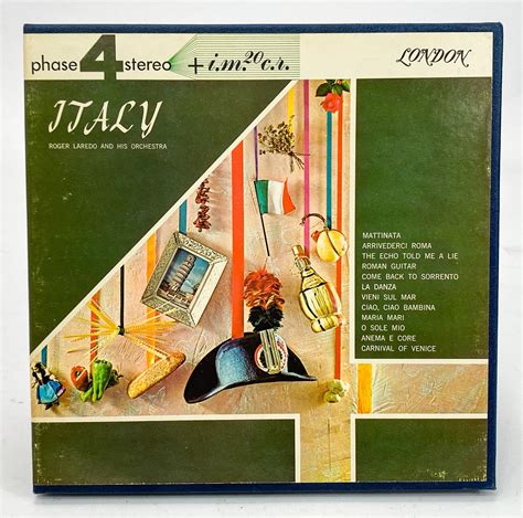 Roger Laredo And His Orchestra Italy Reel to Reel Tape 7 1/2 IPS Londo