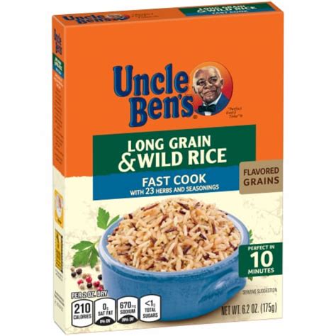 Uncle Ben's® Flavored Grains Fast Cook Long Grain & Wild Rice, 6.2 oz ...