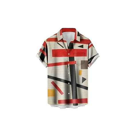 Wihnsinop Camicia Da Bowling Hawaiana Da Uomo Vintage Con Bottoni A