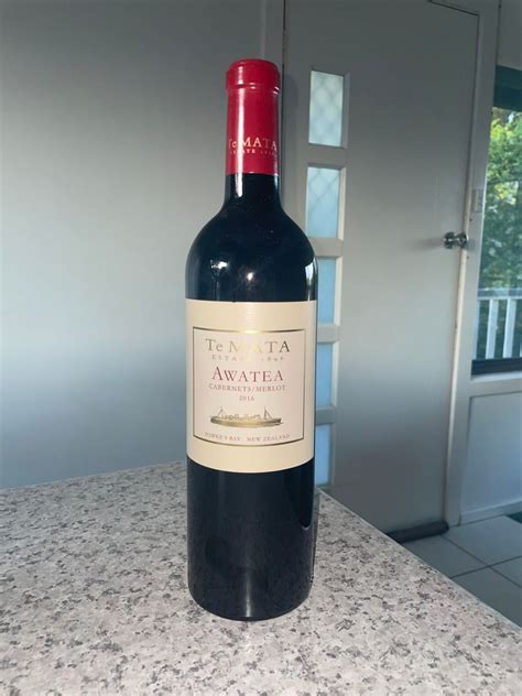 Te Mata Estate Cabernets Merlot Awatea New Zealand North