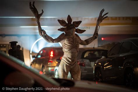 The Demogorgon at the Stranger Things: The Drive-Into Experience : r ...