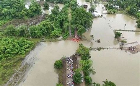 Assam Flood Situation Critical 24 50 Lakh Affected In 30 Districts