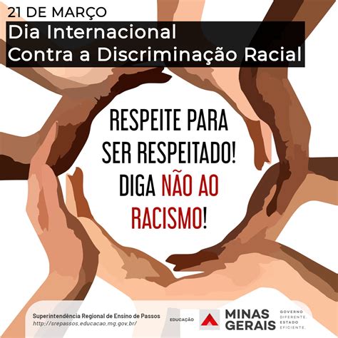 21 de março Dia Internacional contra a Discriminação Racial