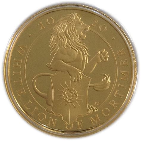 Proof Gold Quarter Ounce Queen S Beast White Lion Ats Bullion