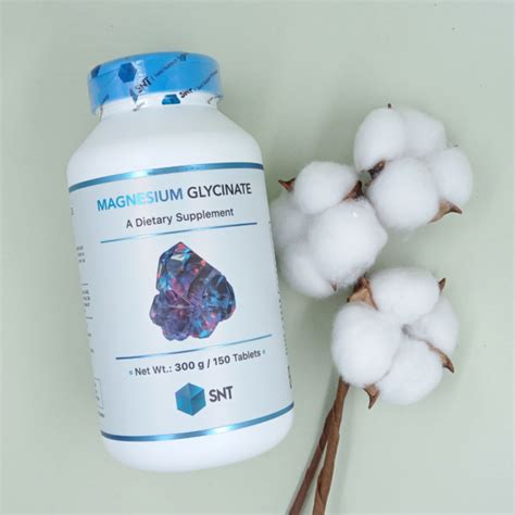 SNT Magnesium Glycinate 200 mg 150 Tablets, СНТ Глицинат магния 200 мг ...