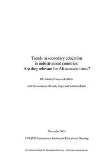 [PDF] Trends in secondary education in industrialized countries by ...