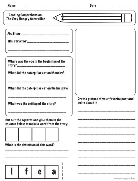 Printable Interactive Read Aloud Lesson Plan Daisy Blake Word Posted By