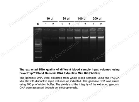 Mini FavorPrep Blood Cultured Cell Genomic DNA Extraction Kit Genomic