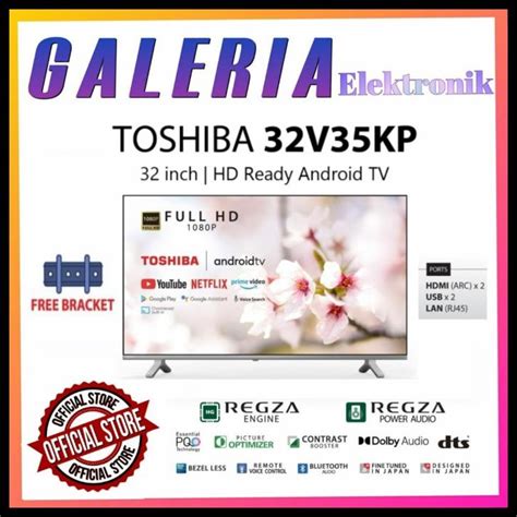 Jual Toshiba Led Tv Inch V Kp Hd Smart Android Tv Shopee