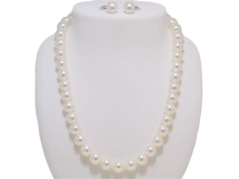 Mmx Mm Aurora Hanadama Japanese Akoya Cultured Pearl Necklace