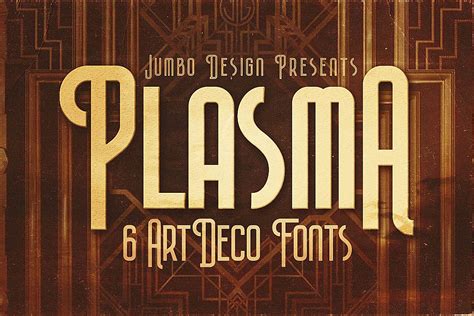 Plasma Artdeco Style Font 42222 Sans Serif Font Bundles