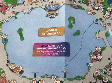 Photos New EPCOT Map Debuts Featuring Newly Opened Areas Of World