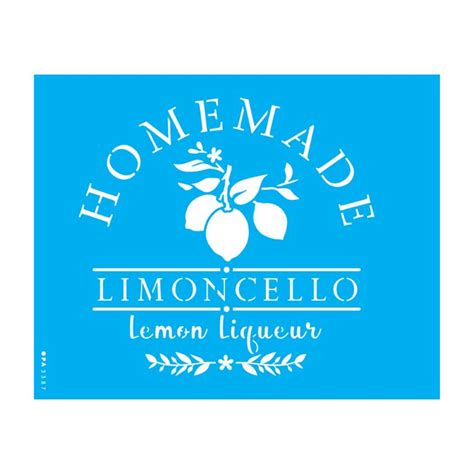 Stencil Para Pintura X Cm Farmhouse Limoncello Opa A Casa Das