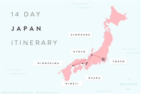 Japan Travel Guide • The Painted Globe Japan Itinerary Japan Travel