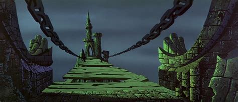 diehard disney background paintings  maleficents castle