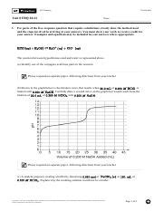 Unit 8 FRQ Pdf AP Chemistry Unit 8 FRQ 20 21 1 Test Booklet Name For