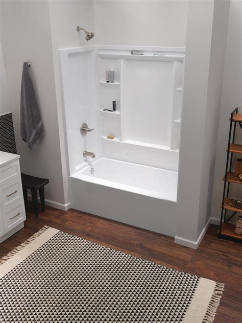 Shop Delta EverEdge 60x32 Alcove Bathtub And Wall Panel Surround Kit