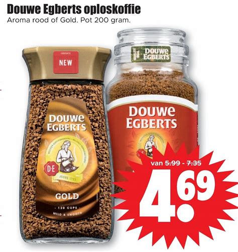 Douwe Egberts Oploskoffie G Aanbieding Bij Dirk