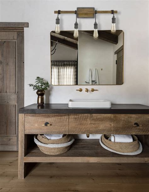 Rustic Bathroom Lighting Ideas For A Luxe Mountain Retreat