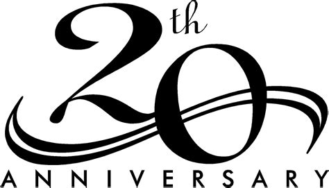 Happy 20th Anniversary Free Clip Art Library