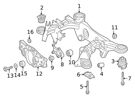 2015 2020 Mercedes Benz Rear Axle Carrier 222 350 10 08 Mercedes Benz Parts