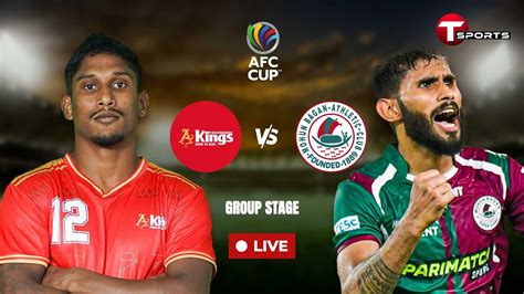 Live Bashundhara Kings Vs Mohun Bagan Super Giant Afc Cup 2023 Football T Sports Youtube