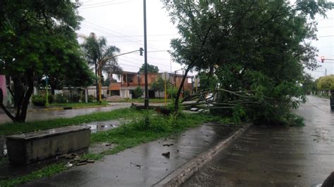 Tormenta El Ctrica En Tucum N Rboles Ca Dos Voladuras De Techos Y