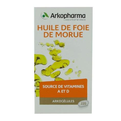 Arkog Lules Huile De Foie De Morue G Lules